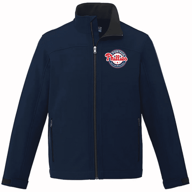 Navy 7260 - Balmy - Softshell Jacket with Portage Phillies logo