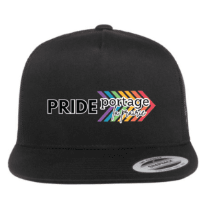 6006 Yupoong Adult Retro 5 Panel Trucker Cap - Black