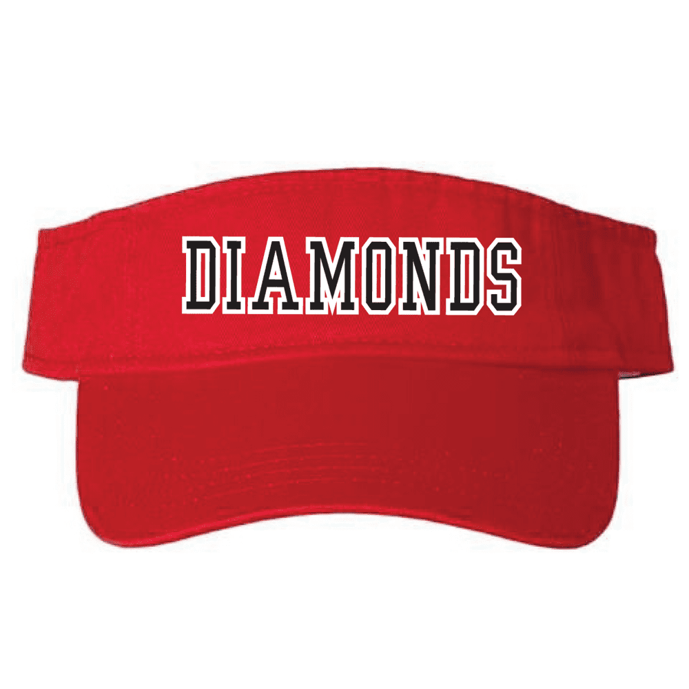 VC500 Bio-Washed Visor - Red