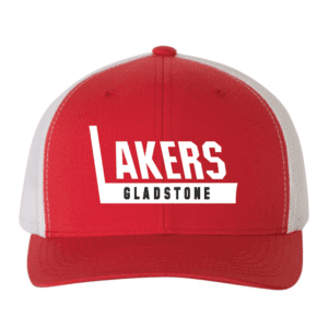 6606 Yupoong Adult Retro Trucker Cap - Red/White