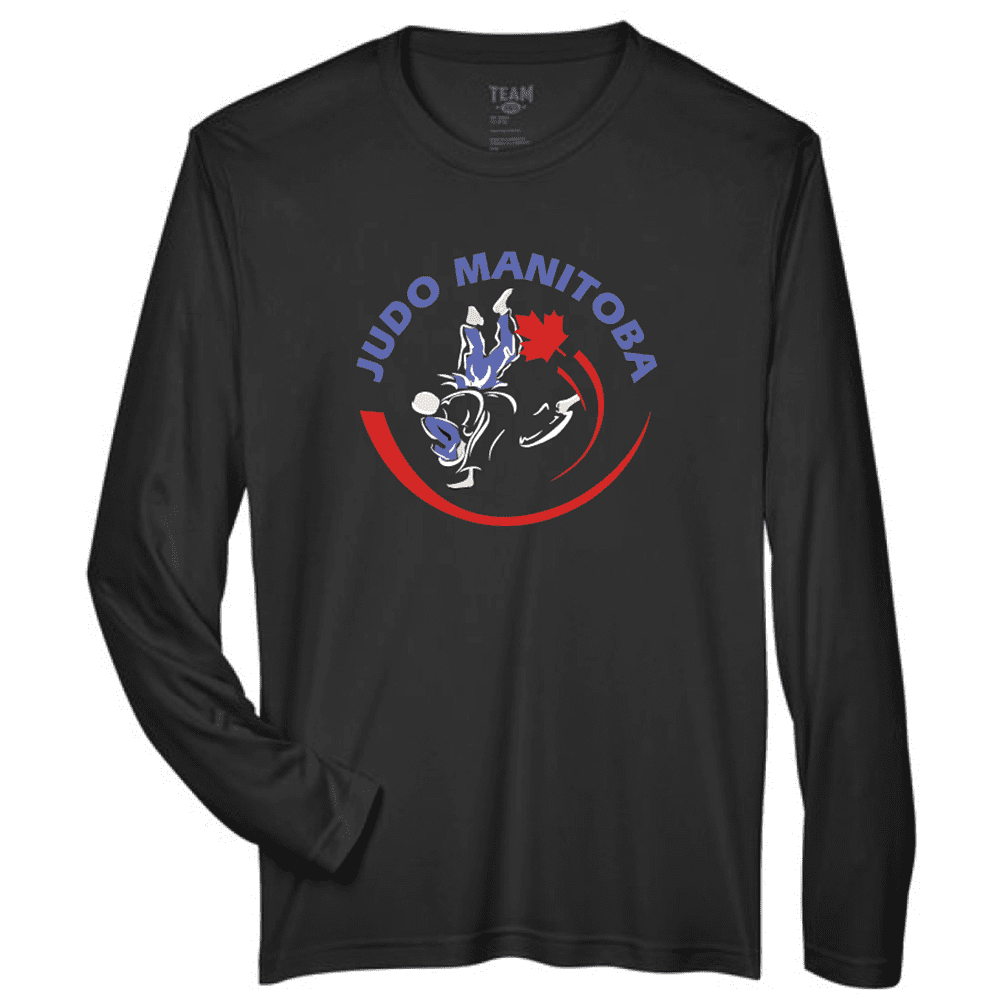 TT11LS Team 365 Performance Long Sleeve Shirt - Black