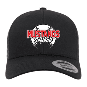 6606 Yupoong Adult Retro Trucker Cap - Black