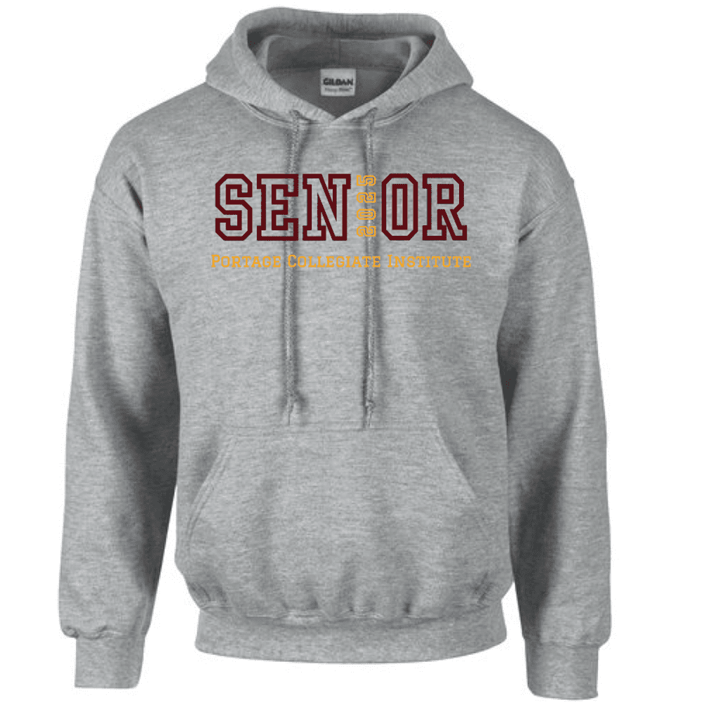 G185 Gildan Heavy Blend 8 oz., 50/50 Hooded Sweatshirt - Sport Grey