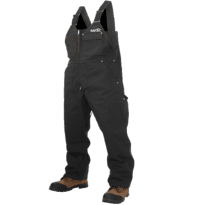 WB04 Tough Duck Unlined Duck Bib Overall - Black