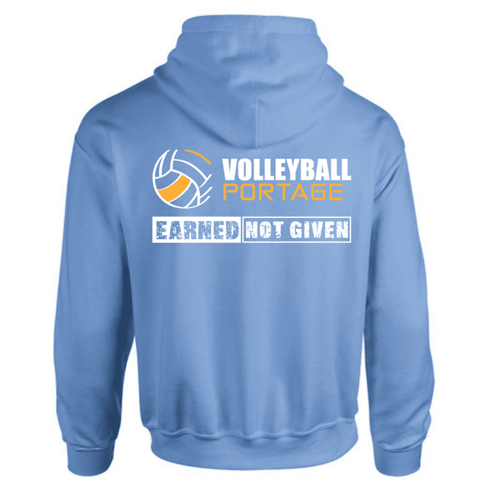 G185 Gildan Heavy Blend 8 oz., 50/50 Hooded Sweatshirt - Carolina Blue - Image 2