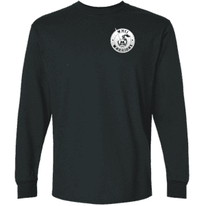 G240 Gildan Ultra Cotton Long Sleeve T-Shirt - Black