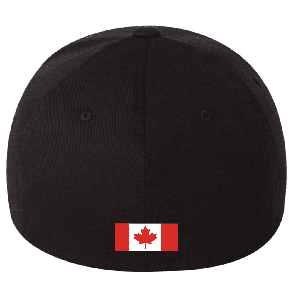 6277 Flexfit Cotton Blend 6 Panel Cap - Black - Image 2