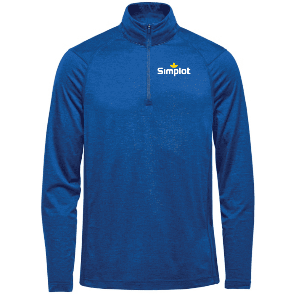 HXR-1 Stormtech Men's Milano 1/4 Zip Pullover - Classic Blue Heather