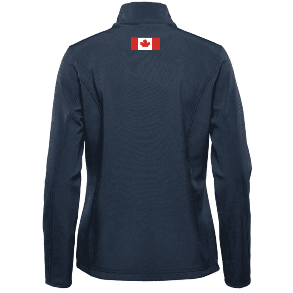 KBR-1W Stormtech Women's Narvik Softshell - Navy - Image 2